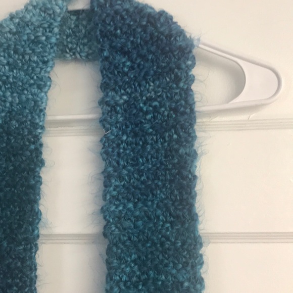 Long Blue Scarf - Picture 3 of 5